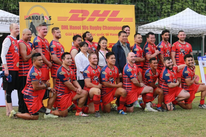 Hanoi rugby 10s 2019 Cup winners - DAC Weredragons