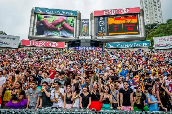 Hong Kong sevens south stand