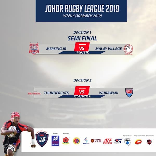 Johor Rugby League 2019 semi finaks