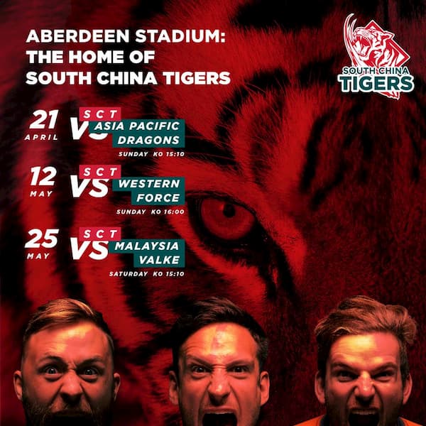South China Tigers GRR fixtures 2019