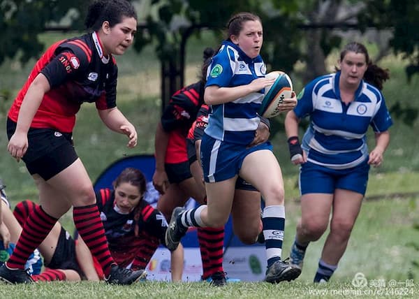 Women's rugby in China (Credit Beijing Aardvarks)