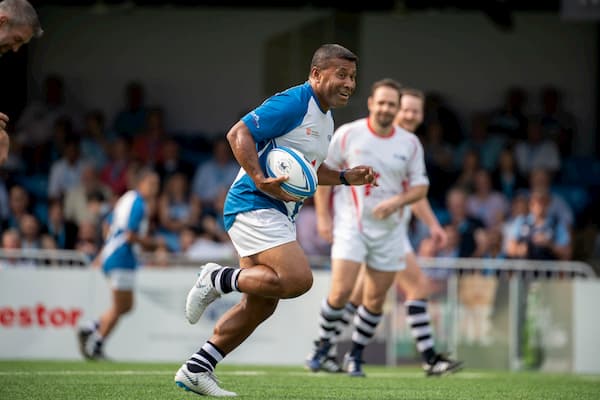 Rugby Legends Tackle Cancer Waisale Serevi