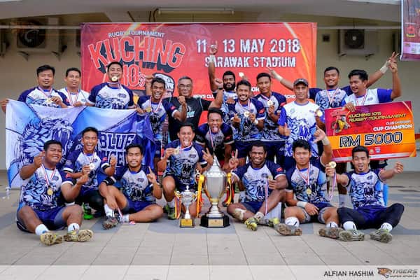 Kuching 10s Rugby Tournament 2018 champions