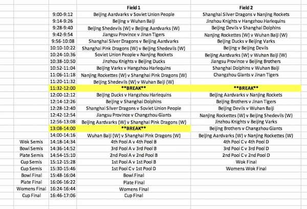 Beijing Tens rugby schedule 2019