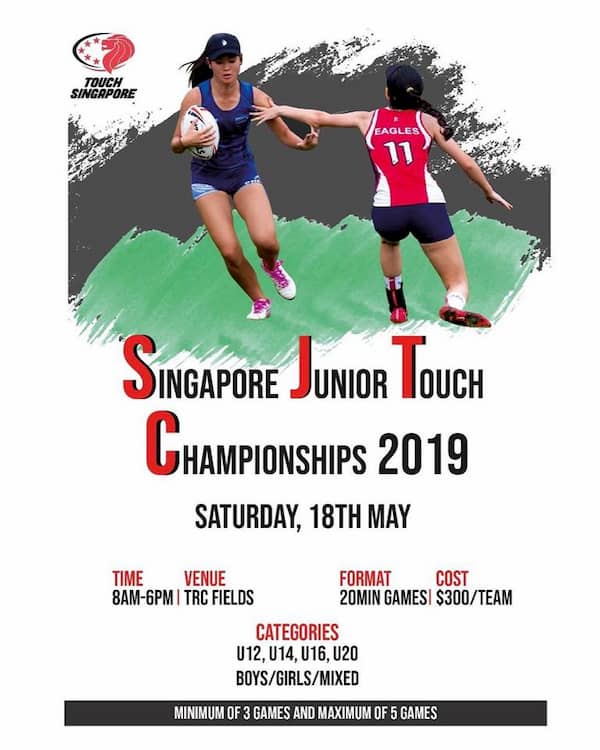 Singapore Touch junior Championships 2019