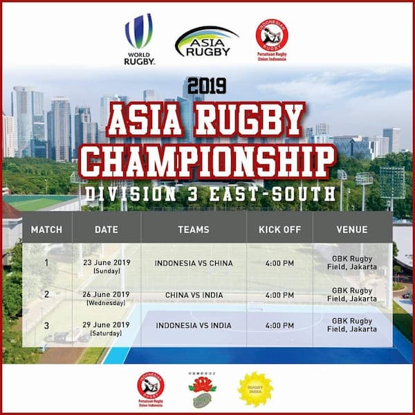 Asia Rugby Championship Division 3 East South 2019