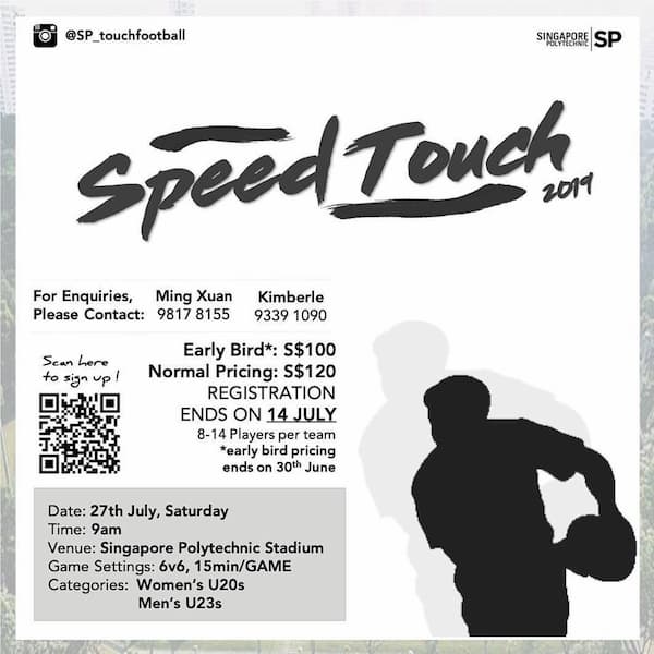 Speed Touch Singapore 2019