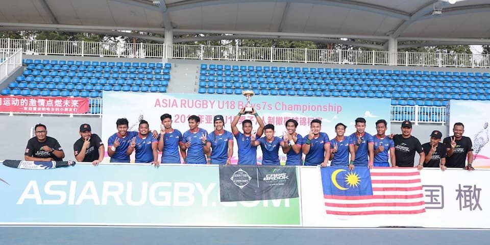 Asia Rugby 7s U18 Boys 2019 champions- Malaysia