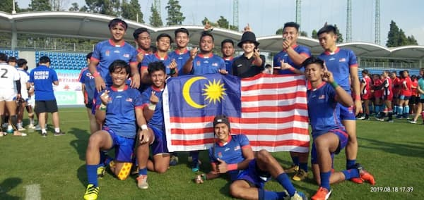 Malaysia Asia Rugby 7s U18 Boys 2019 champions