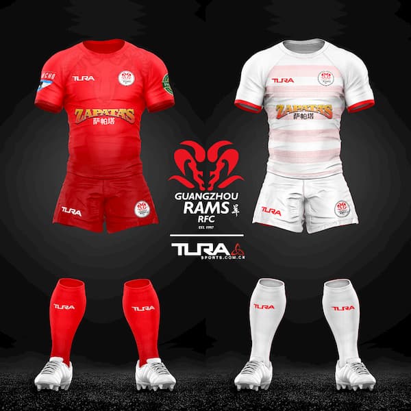 Guangzhou Rams RFC Rugby Kit