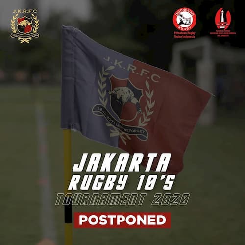 Jakarta Tens Rugby 2020 postponed