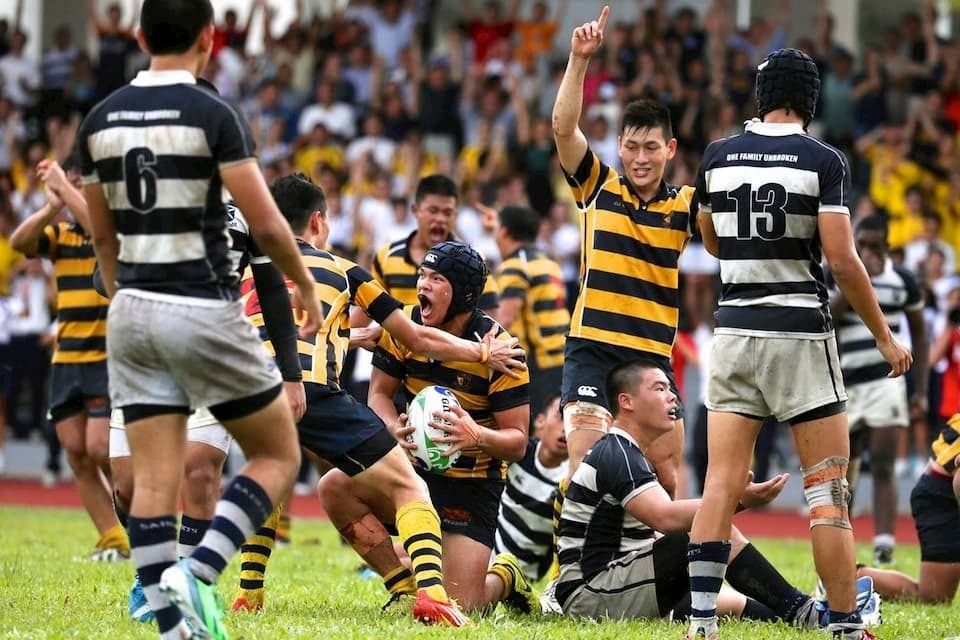 Rhys Jones Schools rugby Singapore