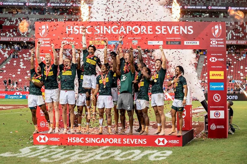 Springbok Sevens Champions Singapore Rugby 7s 2019