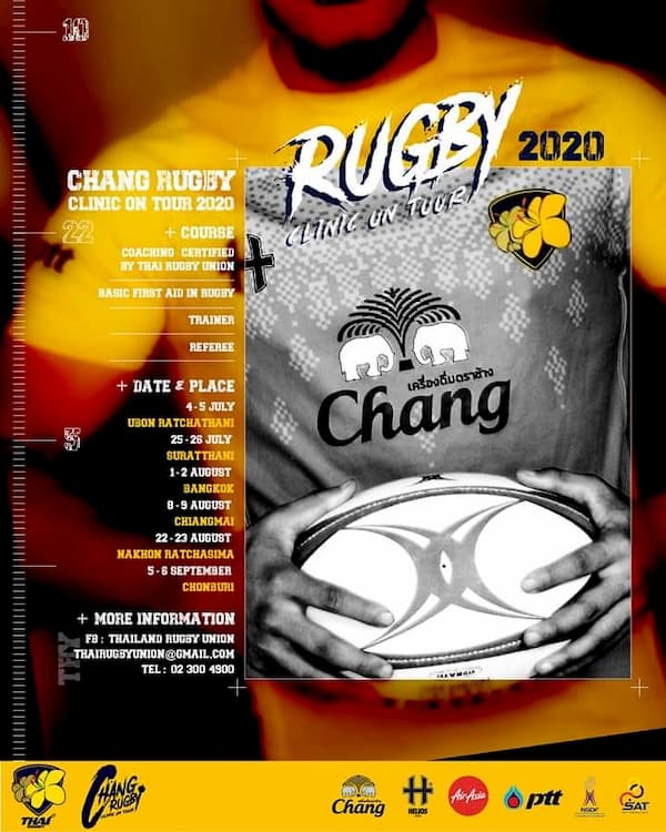 Thai Rugby: Rugby On Tour Clinic 2020 Schedule