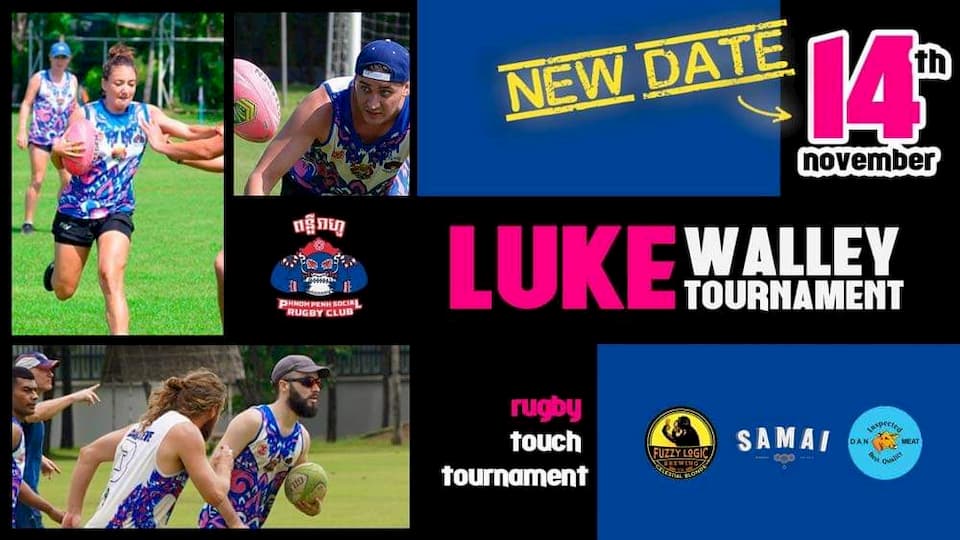 Luke Walley Touch Rugby Tournament 2020 Phnom Penh