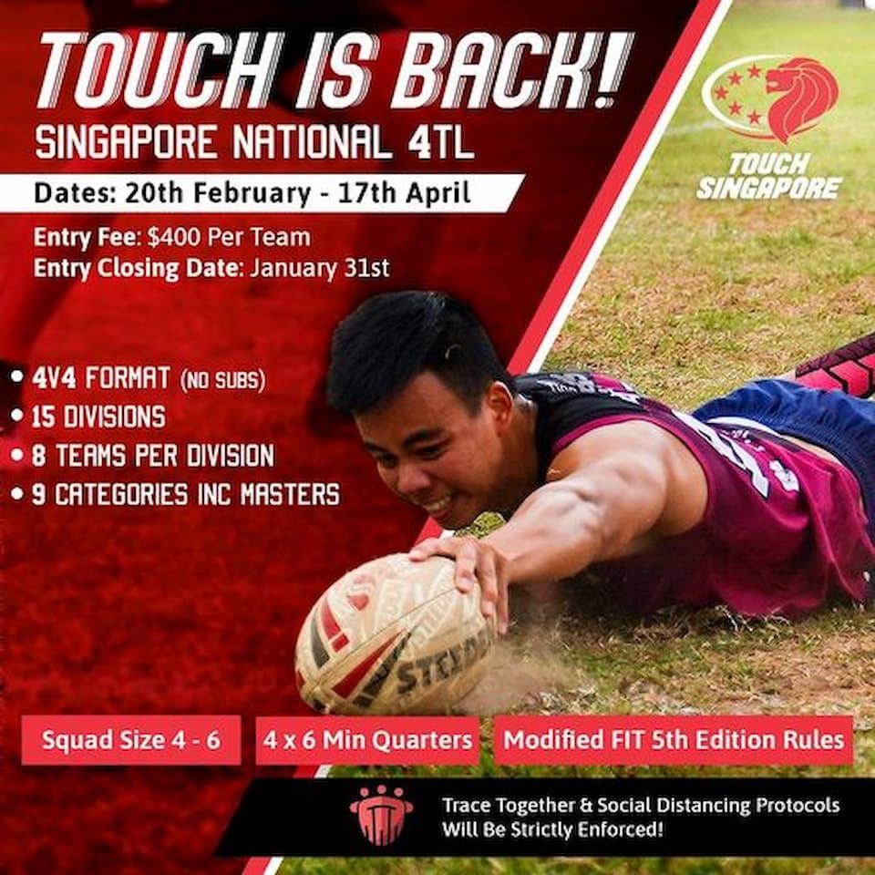 Touch Singapore: Nationals 4 Touch League 2021