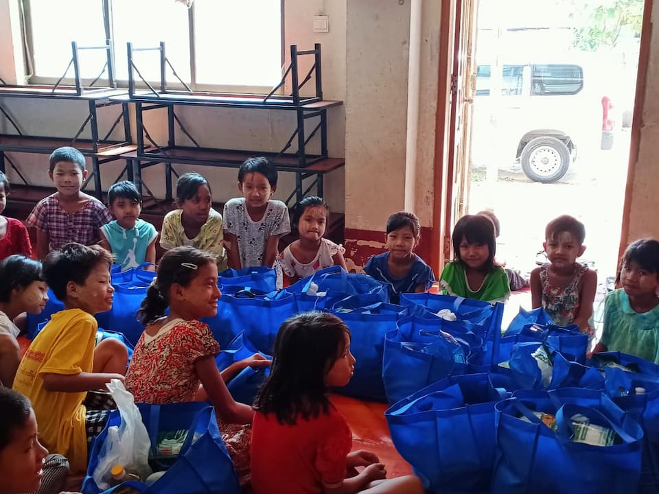 Crossing The Gain Line Food donations