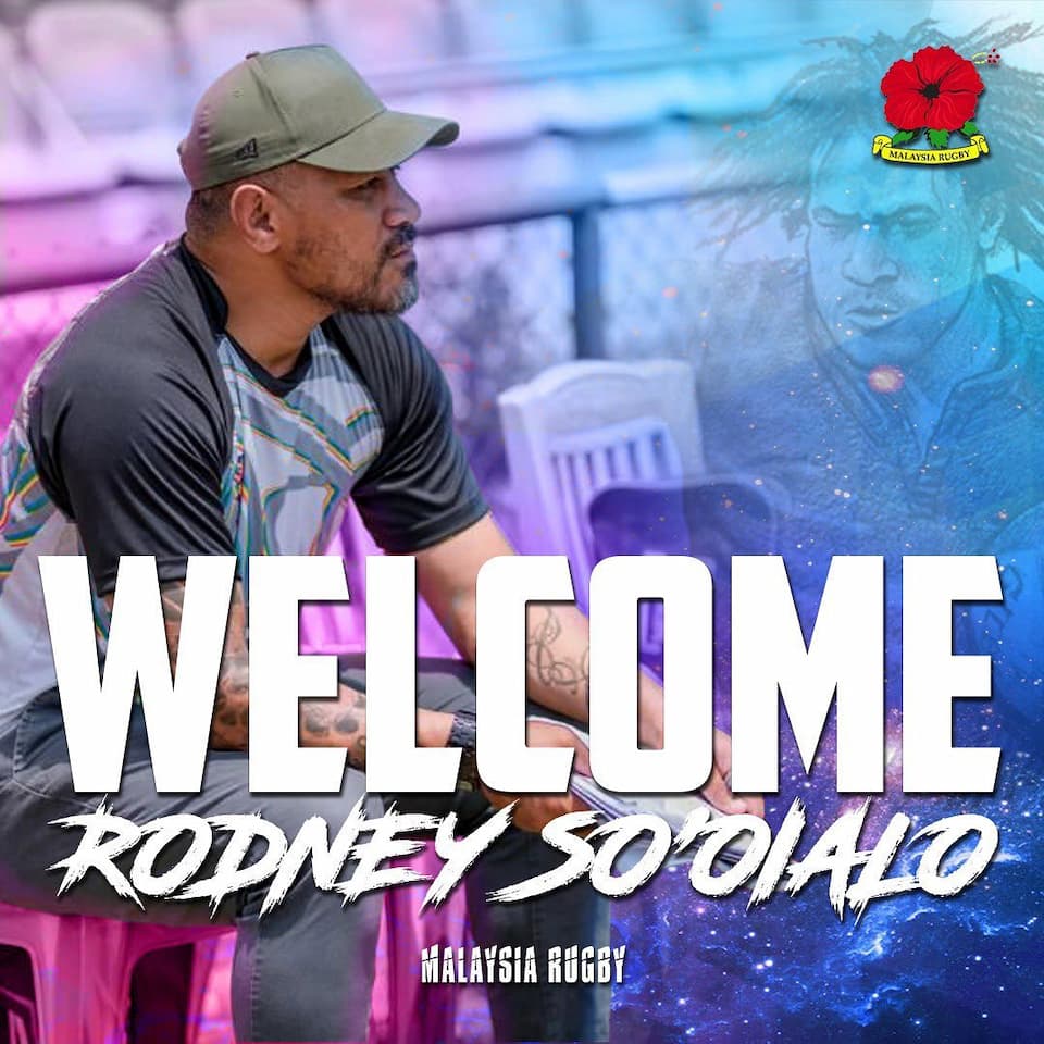 Malaysia Rugby Union appoint Rodney So'oialo as National 15s Head Coach
