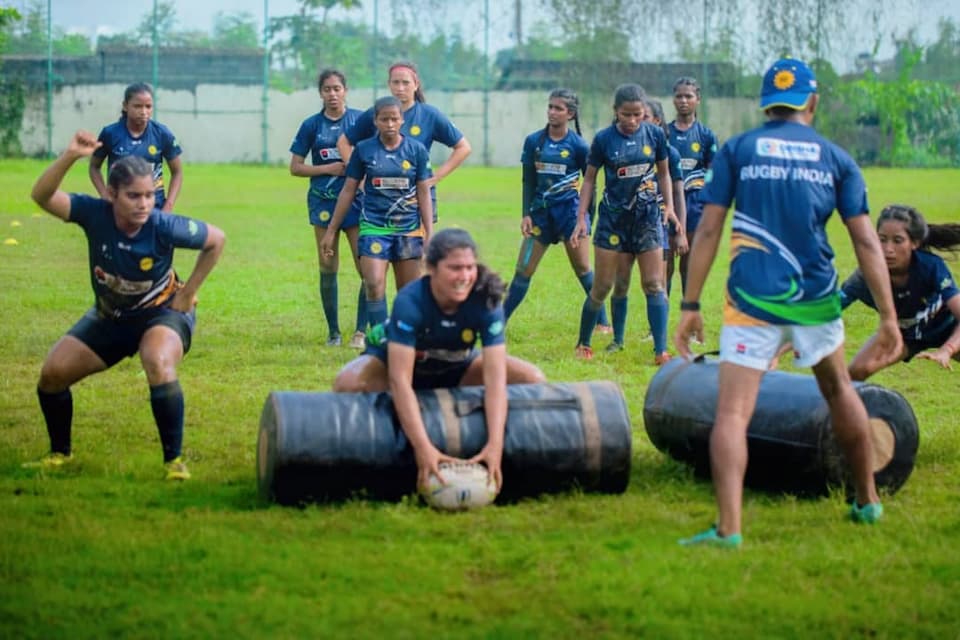 Rugby India U18 Girls in camp