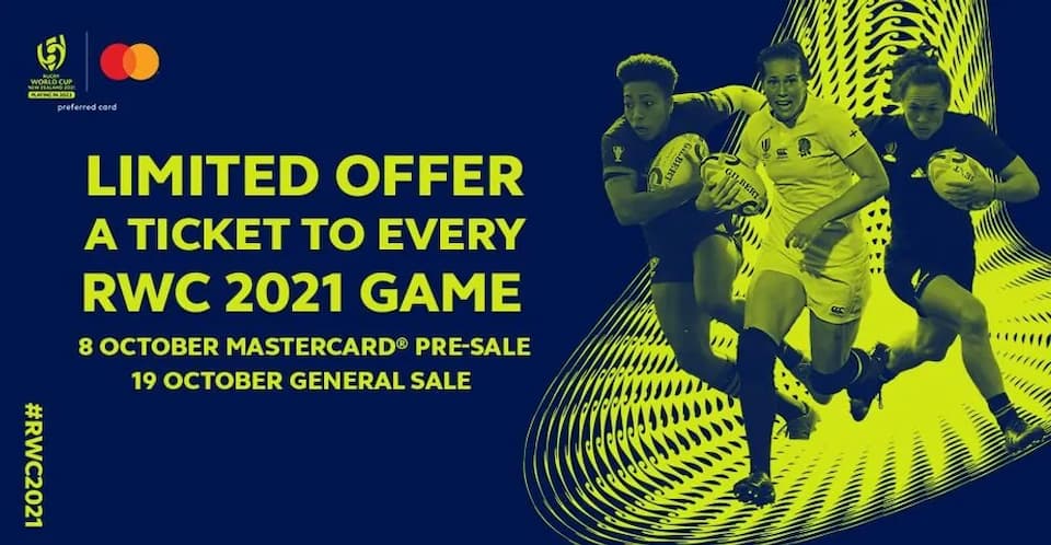 Tickets For Rugby World Cup 2021