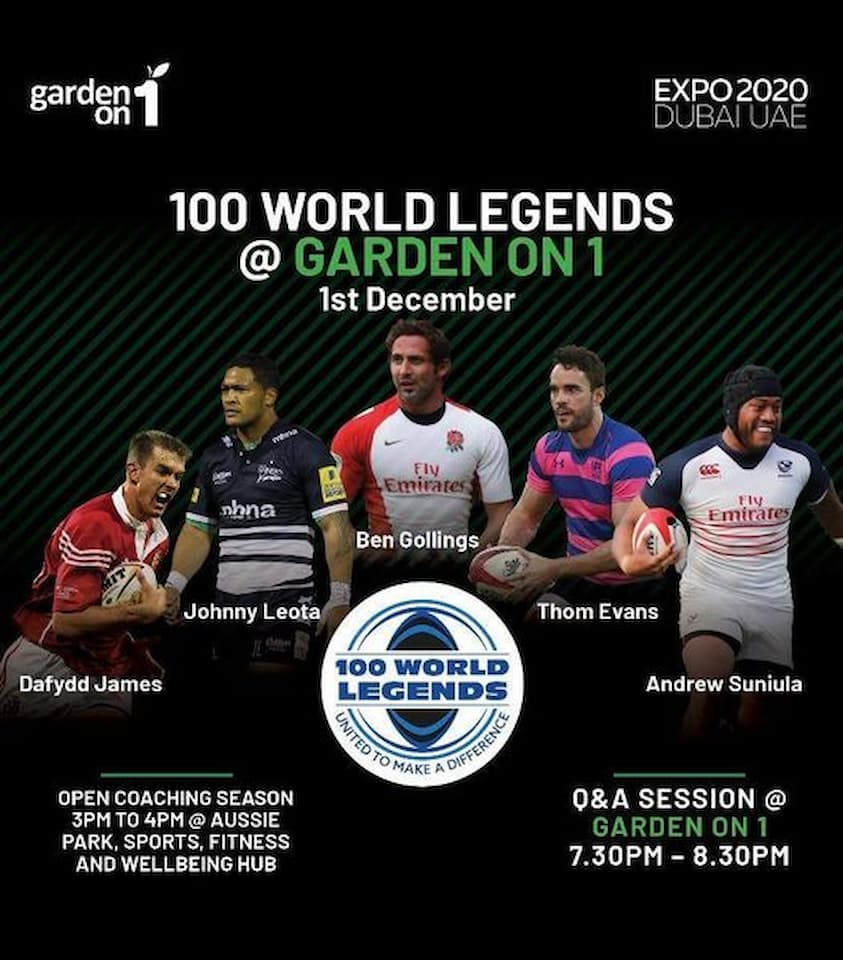 100 world legends at Dubai Expo 2020