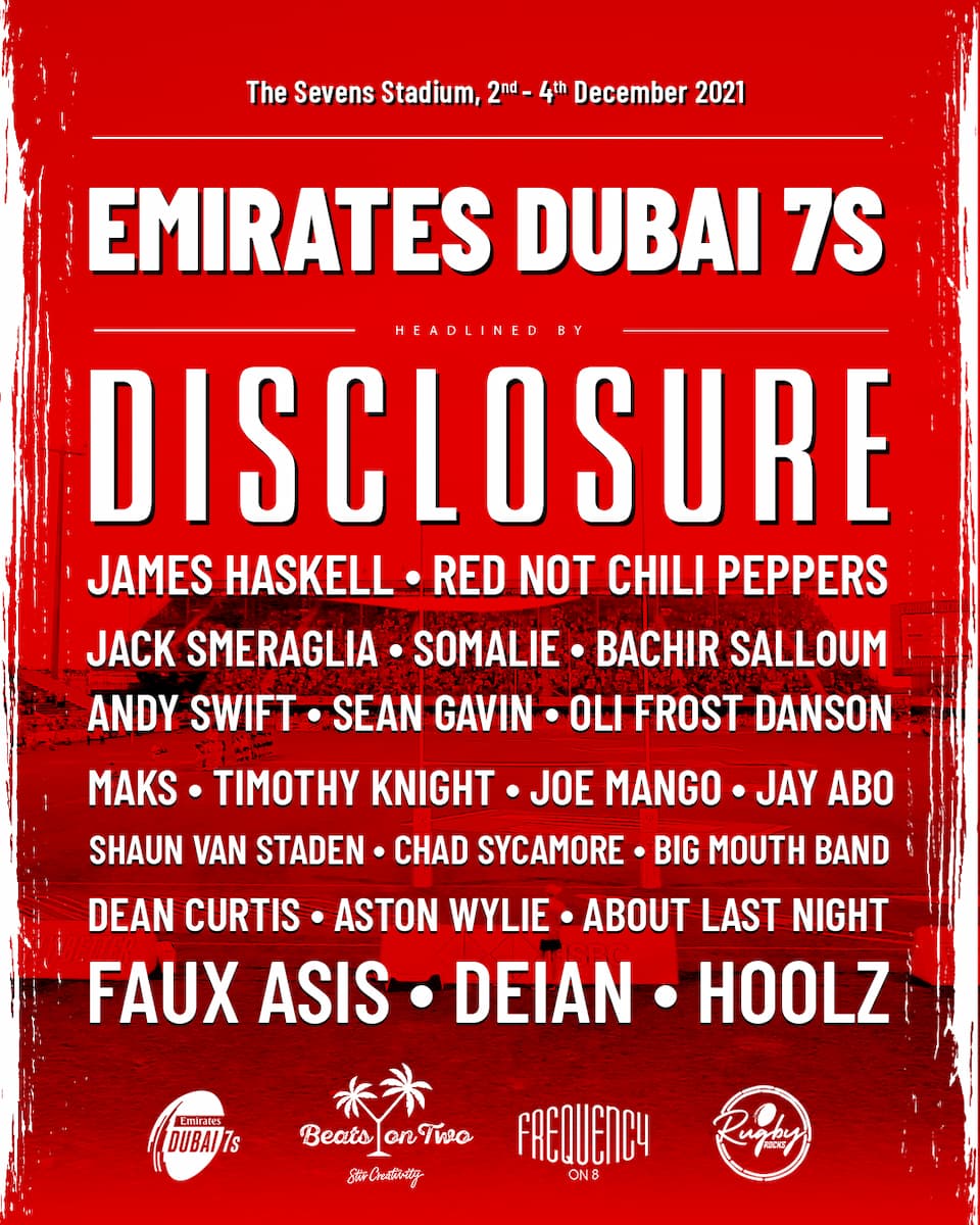 Entertainment at the Emirates Dubai Sevens 2021