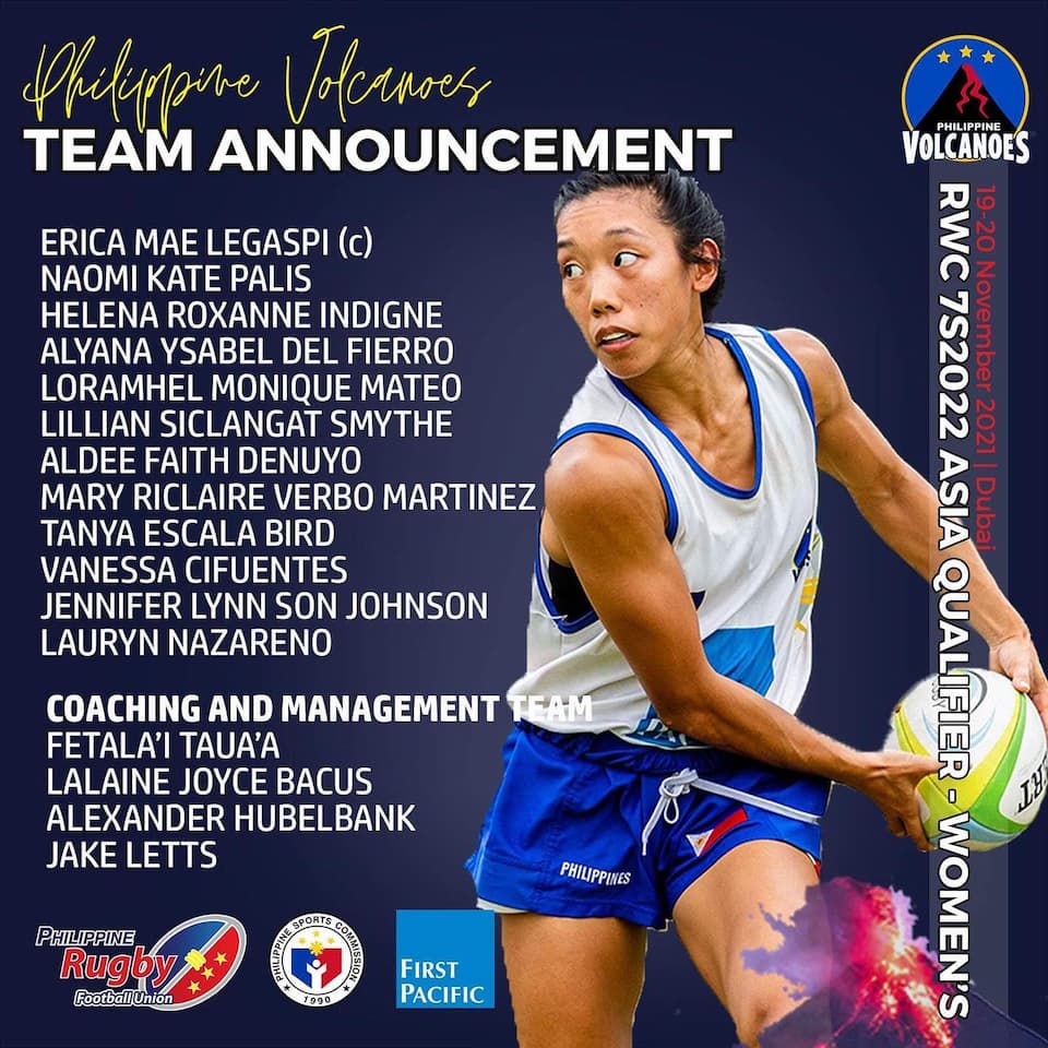 Philippines Sevens Rugby women Dubai 2021