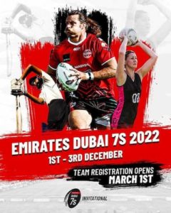Emirates Dubai Sevens Rugby 2022 Dates