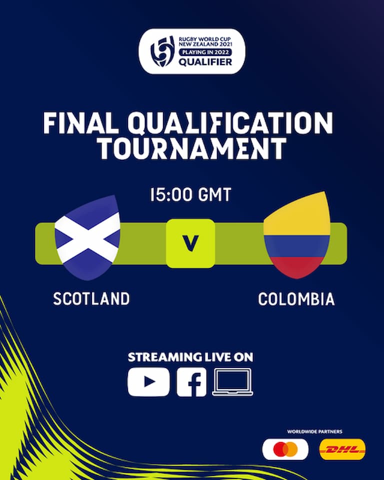 RWC 2021 Qualifier Scotland vs Colombia