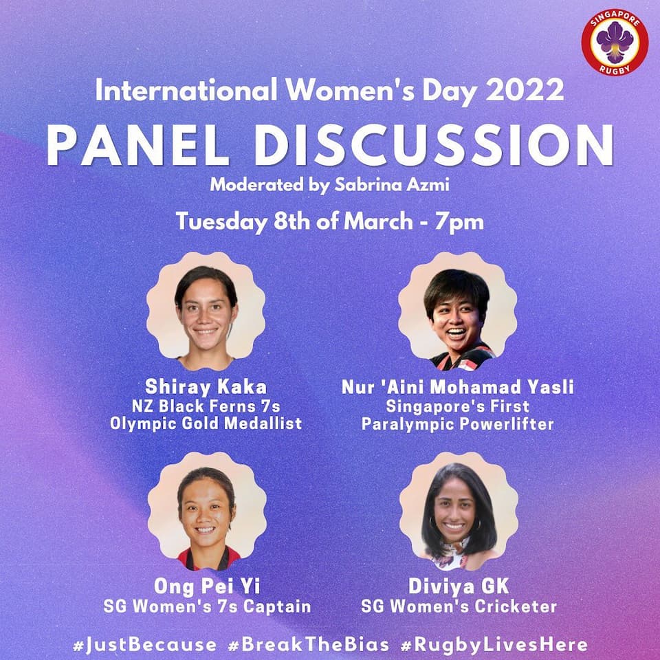 Singapore Rugby Union - International Women's Day 2022