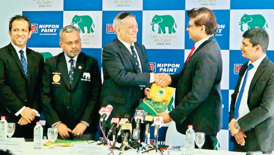 Sri Lanka Rugby Nippon Paint Sponsor 2022