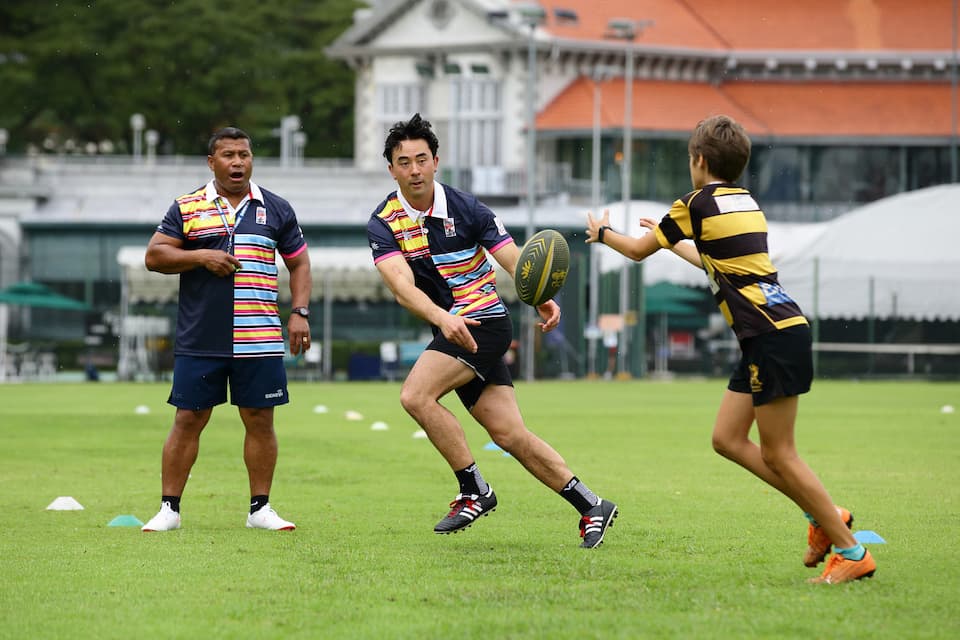 Waisale Serevi & Nathan Hirayama: HSBC Singapore Sevens Rugby week