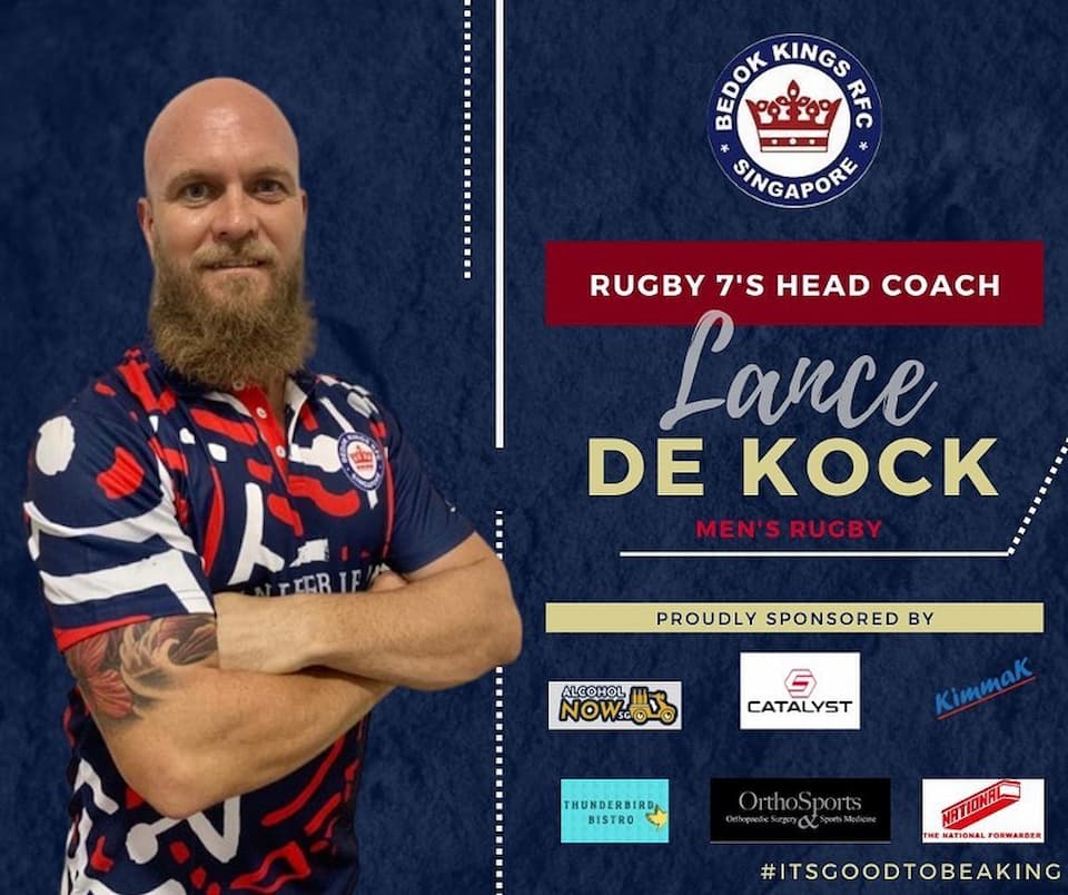 Bedok Kings announce that Lance de Kock (Head Coach)