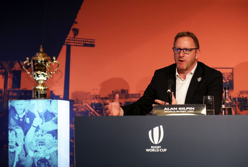 World Rugby Chief Executive Alan Gilpin