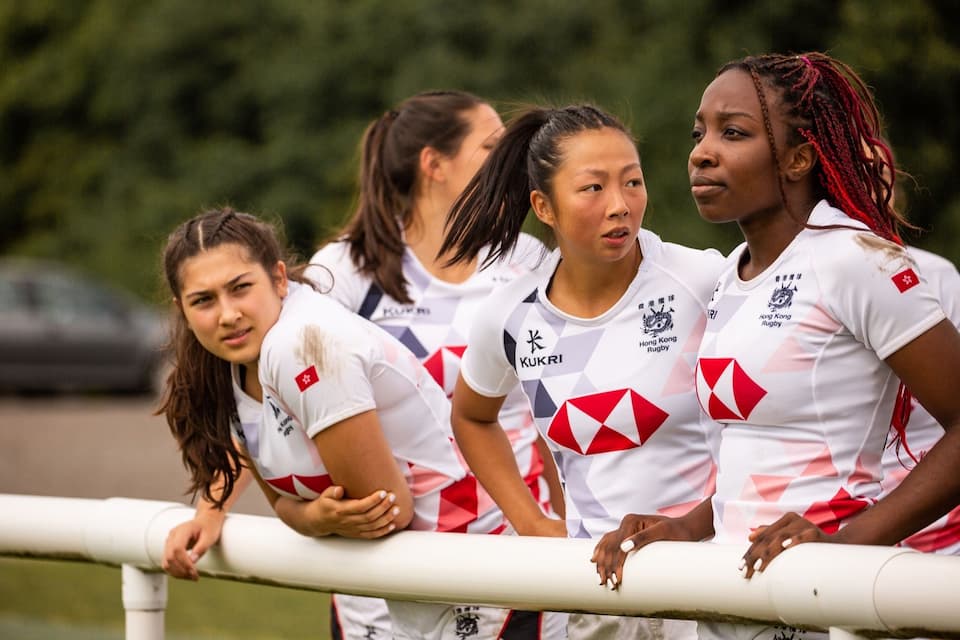 Hong Kong Women's Sevens team at Super Sevens Series 2022