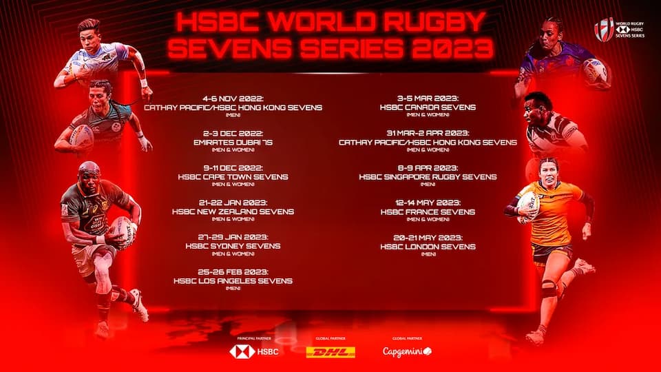 HSBC World Rugby Sevens Series 2023 Schedule 