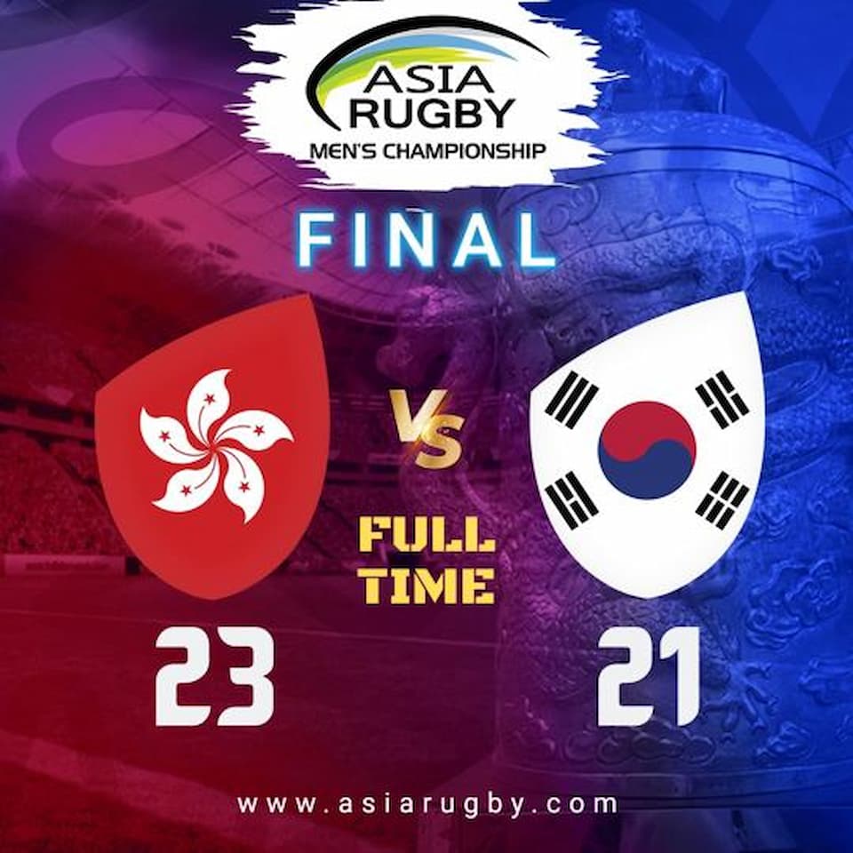  Asia Rugby Men's Championship 2022 Final - South Korea vs Hong Kong 