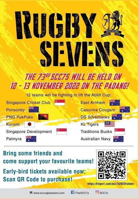SCC Sevens International Rugby Teams 2022 - Abilitt Cup