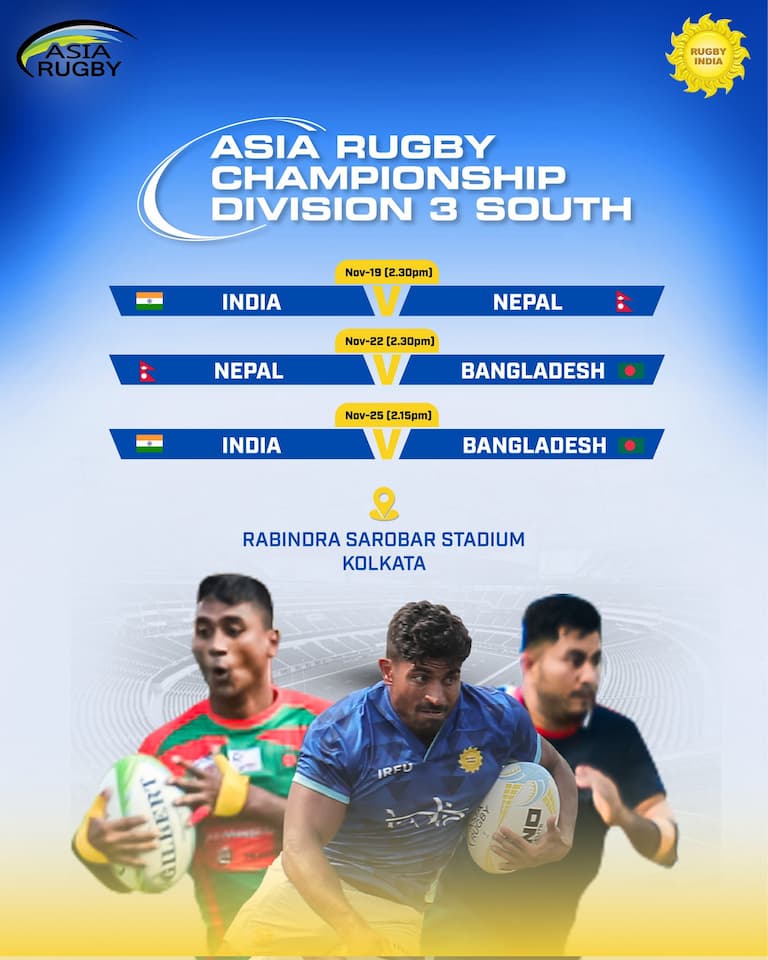 Asia Rugby Division 3 South 2022 Match Schedule