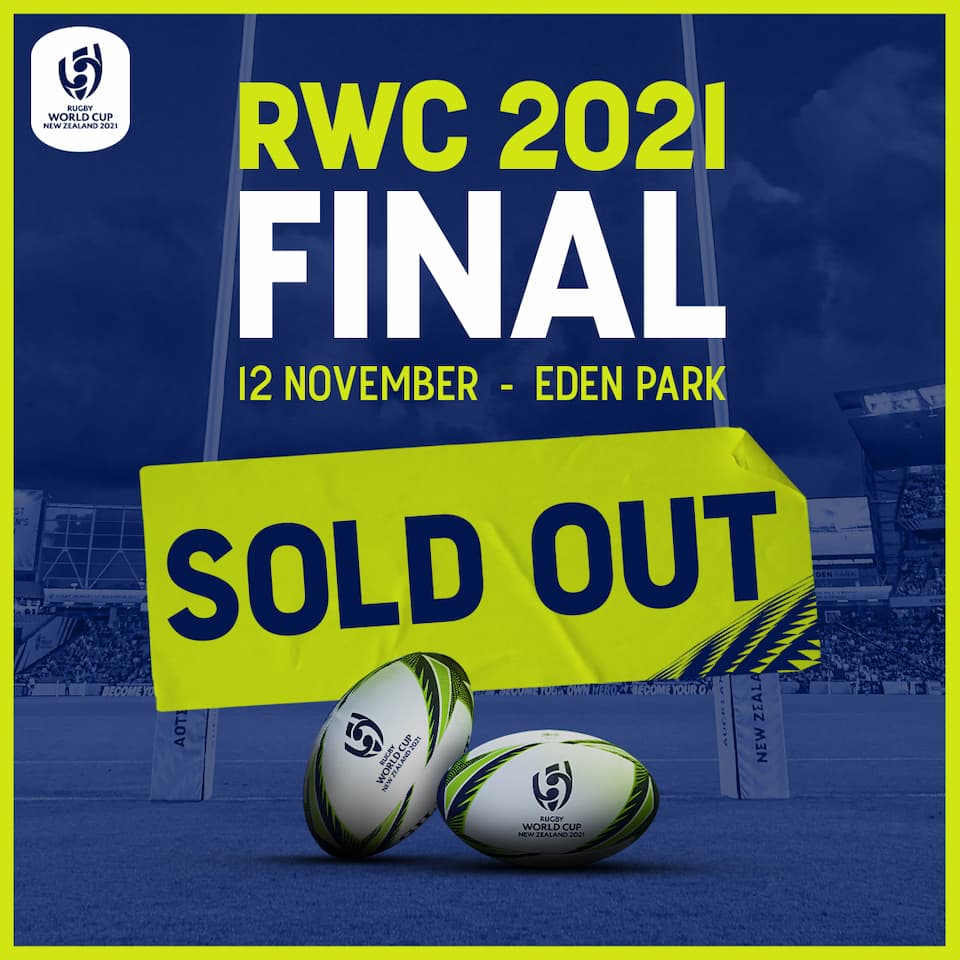 RWC 2021 Final Sell Out - Eden Park