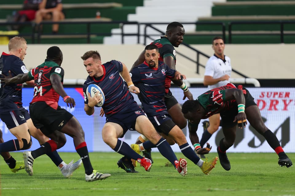 USA Beat Kenya - RWC 2023 Final Qualification Tournament 