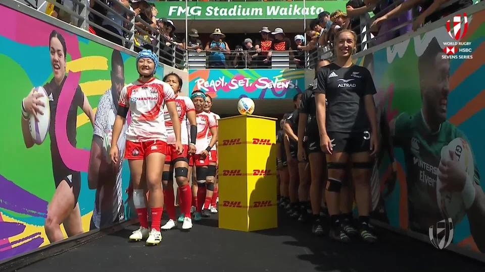 Japan Women 7s played NZ in Hamilton 2023