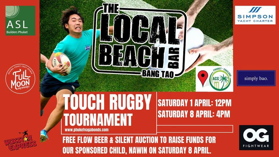 The Local Beach Bar Bang Tao Open Touch Rugby Tournament 2023