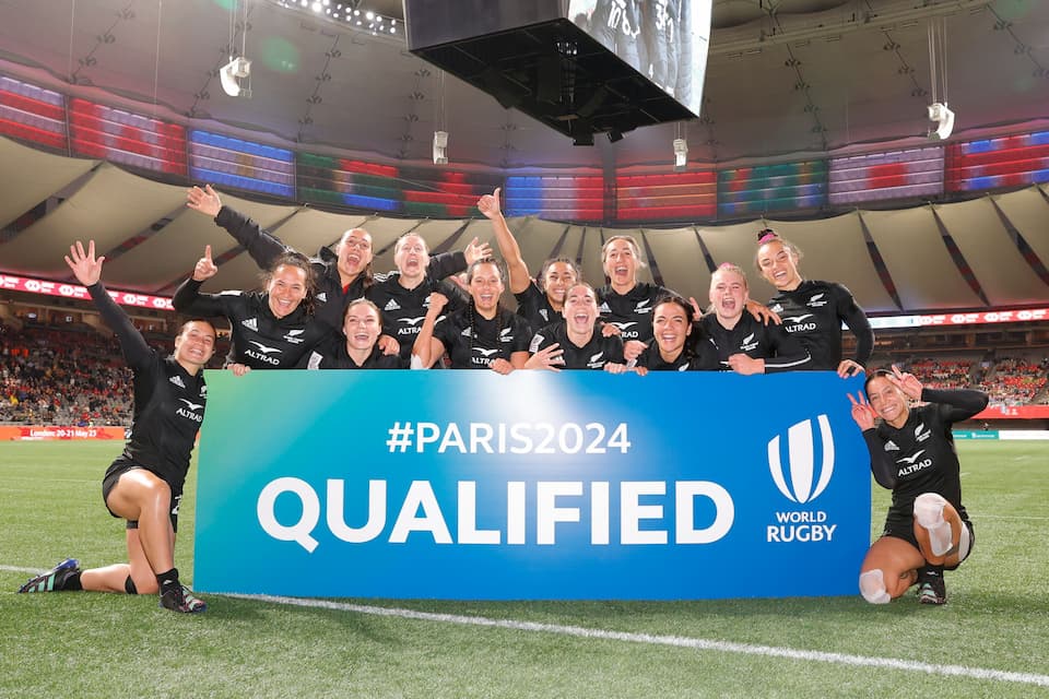 New Zealand Women 7s Rugby officially qualified for the Paris 2024 Olympics