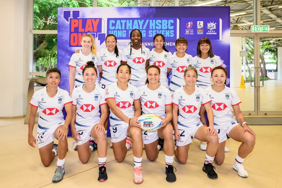Hong Kong, China - Women’s Sevens Squad - Cathay Pacific/HSBC Hong Kong Sevens