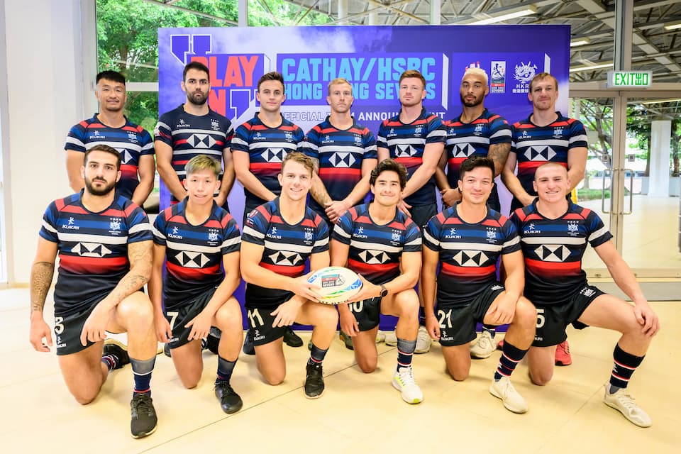 Hong Kong, China - Men’s Sevens Squad - Cathay Pacific/HSBC Hong Kong Sevens