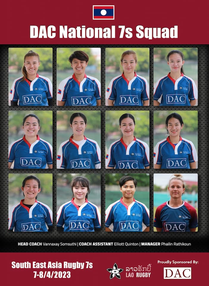 Lao 7s rugby Women SEA 7s Singapore 2023