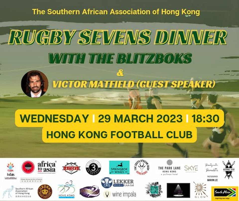 SA Association Dinner (SAAHK) - Sevens Dinner 2023 - Victor Matfield