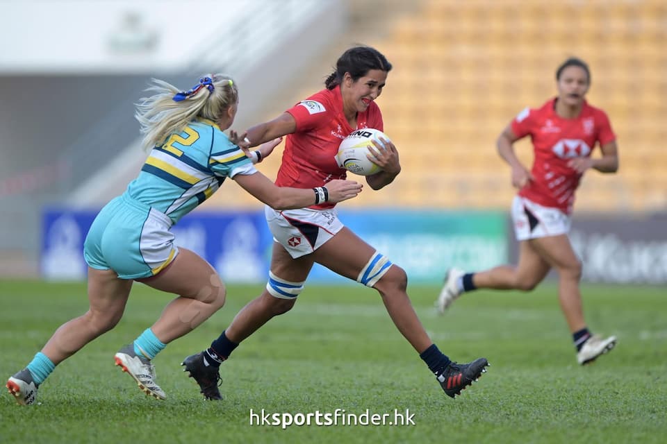 Commercial Manager of the Tradition HKFC Tens Roshini Turner playing for HK XV