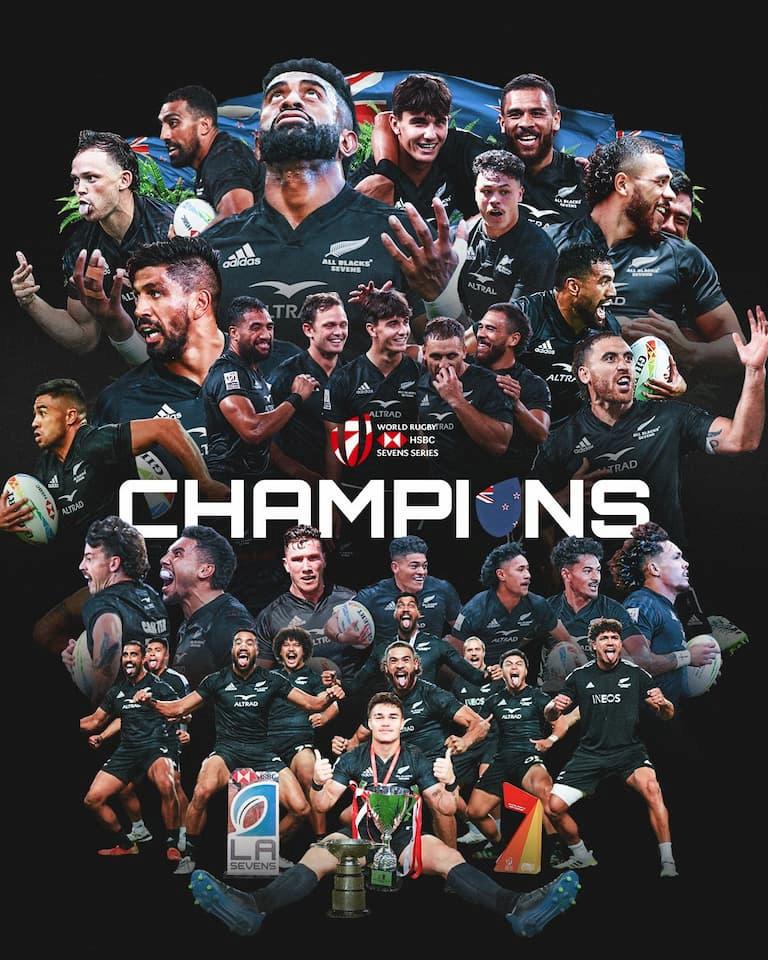 NZ Men Crowned 7s Series 2023 Champions